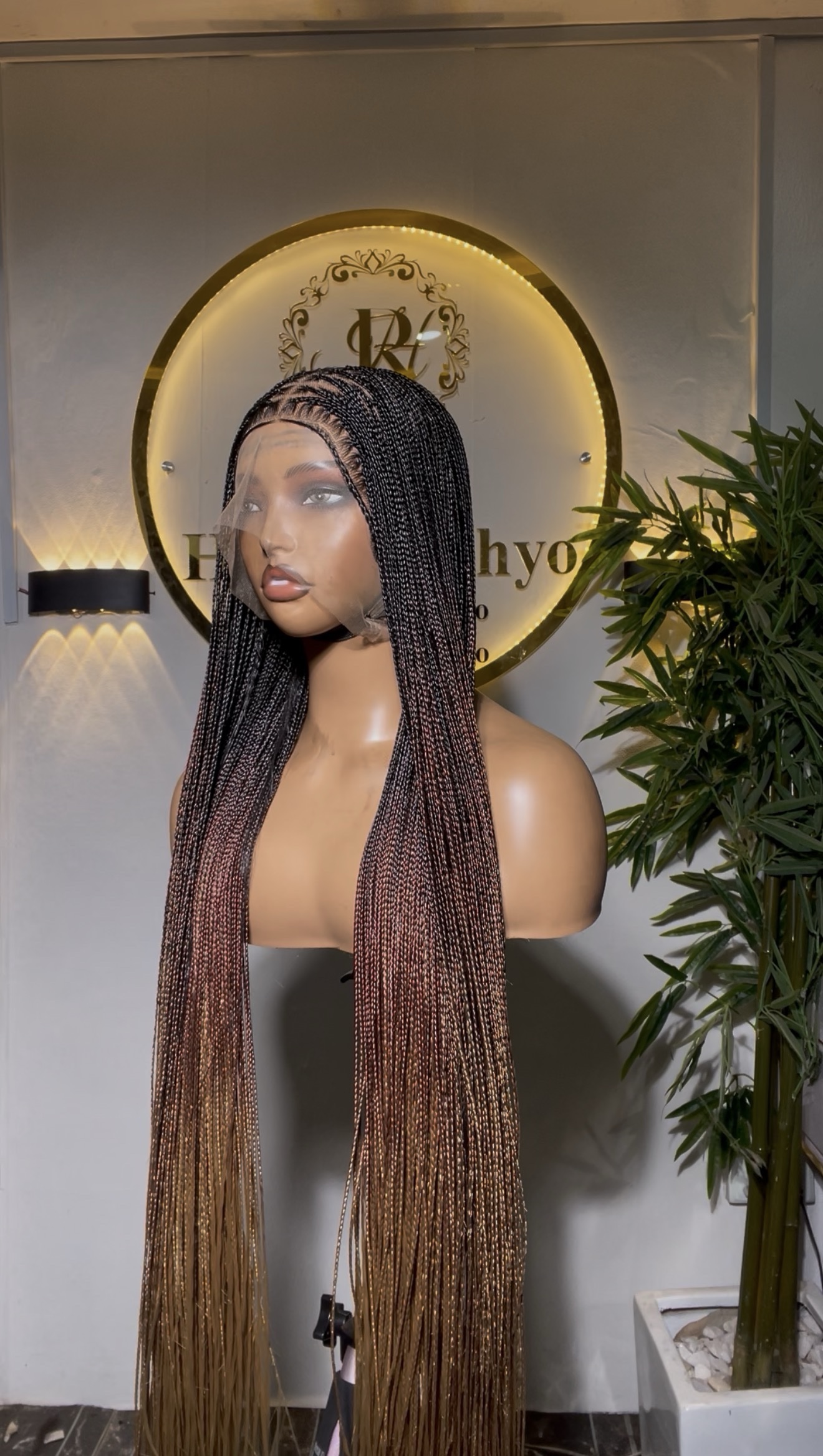360 BONE STRAIGHT KNOTLESS BRAIDS HD LACE - Image 3