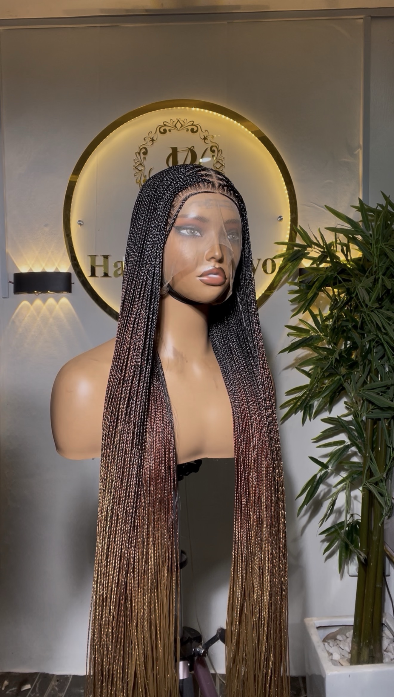 360 BONE STRAIGHT KNOTLESS BRAIDS HD LACE - Image 2