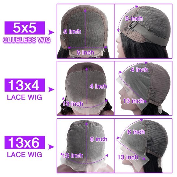 13x6 Glueless HD Transparent Deep Wave Human Hair