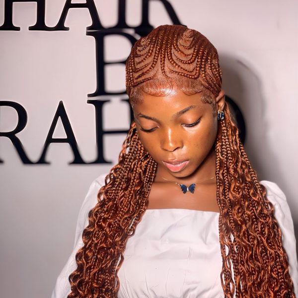 GHANAWEAVING GLUELESS WIG BOHO UNIT hd LACE