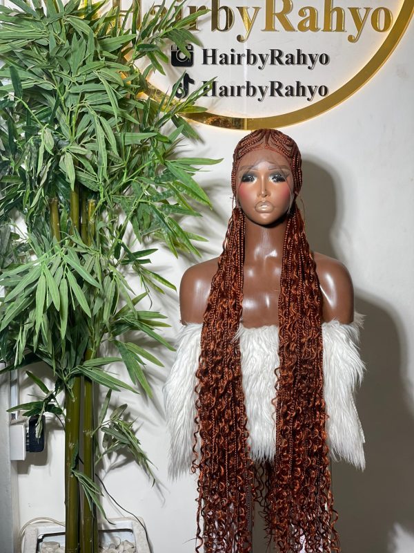 GHANAWEAVING GLUELESS WIG BOHO UNIT hd LACE