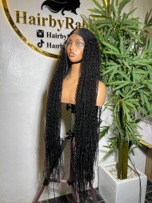 WIG RINA LUXXE 360 hd LACE 💯% HUMAN HAIR CURLY USED
