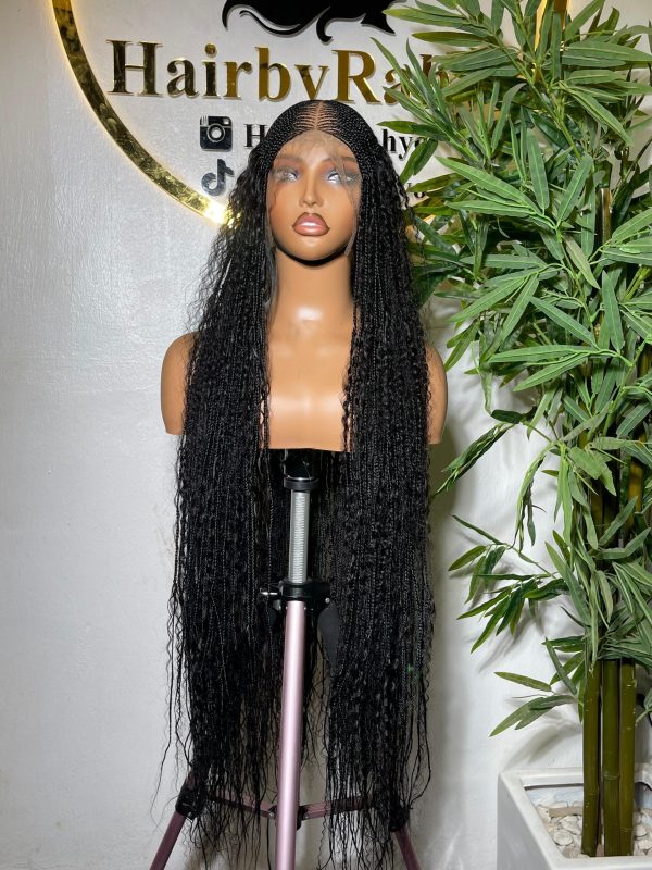 WIG RINA LUXXE 360 hd LACE π―% HUMAN HAIR CURLY USED