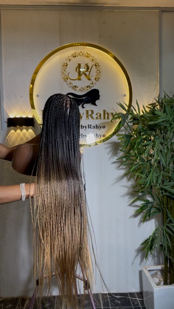 360 hd lace MIRA UNIT straight knotless braid