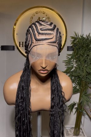 360 CORNROW WITH CURL HD LACE