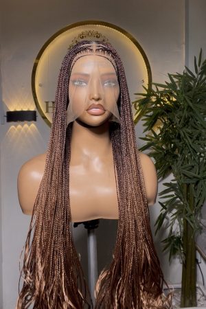 KNOTLESS BRAID FRENCH CURLS HD LACE