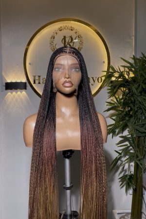 360 BONE STRAIGHT KNOTLESS BRAIDS HD LACE